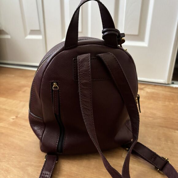 Fossil Megan Backpack Fig Small Purple Maroon Excellent Used Condition - Picture 5 of 12